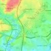 Carte topographique Milehouse, altitude, relief