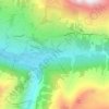 Carte topographique Ribi, altitude, relief