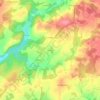 Carte topographique Le Breuil, altitude, relief