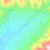 Carte topographique Buladeen, altitude, relief