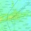 Carte topographique Mayiladuthurai, altitude, relief