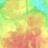 Carte topographique Луч, altitude, relief