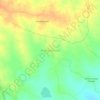 Carte topographique Mahboobnagar, altitude, relief