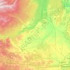 Carte topographique County of Barrhead, altitude, relief