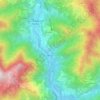 Carte topographique Pregalleno, altitude, relief