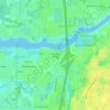 Carte topographique Alafia River Estates, altitude, relief