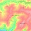 Carte topographique Saint-Gengoulph, altitude, relief