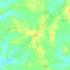 Carte topographique Necaise, altitude, relief