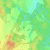 Carte topographique Акколово, altitude, relief