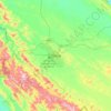 Carte topographique Dolisie, altitude, relief