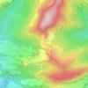 Carte topographique Объездной переулок, altitude, relief