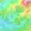 Carte topographique Finestra, altitude, relief