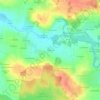 Carte topographique La Brosse, altitude, relief