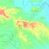 Carte topographique Purog, altitude, relief