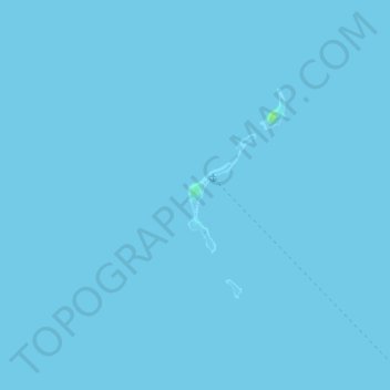 Carte topographique Sambawan Island, altitude, relief