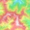 Carte topographique Silogi, altitude, relief