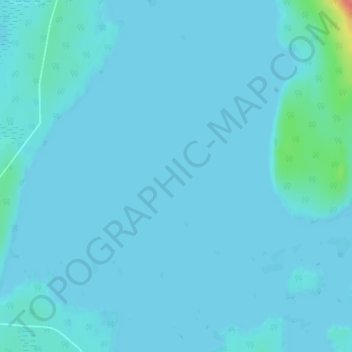 Carte topographique Lac Vimont, altitude, relief