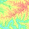Carte topographique Southville, altitude, relief