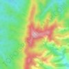 Carte topographique Уран, altitude, relief