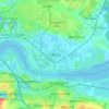 Carte topographique Tilbury, altitude, relief