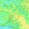 Carte topographique Robbinsville, altitude, relief