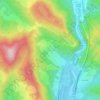 Carte topographique Казачий Брод, altitude, relief
