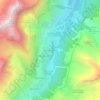 Carte topographique Chantéry Inferiore, altitude, relief