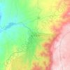 Carte topographique Dilla, altitude, relief