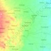 Carte topographique Koroncong, altitude, relief