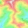 Carte topographique Jamnikhal, altitude, relief