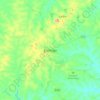 Carte topographique Korhogo, altitude, relief
