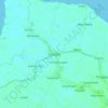 Carte topographique Pontang, altitude, relief