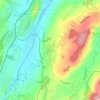 Carte topographique Mézières, altitude, relief