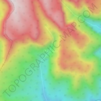 Carte topographique Samaenre, altitude, relief