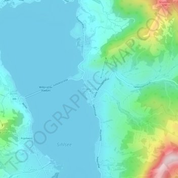 Carte topographique Willerzell, altitude, relief