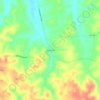 Carte topographique Glens Fork, altitude, relief