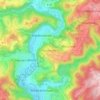 Carte topographique Glockscheid, altitude, relief