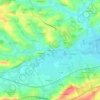 Carte topographique Niederham, altitude, relief