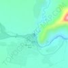 Carte topographique ጥስ እሳት ፏፏቴ, altitude, relief
