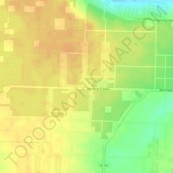 Carte topographique Setor B, altitude, relief