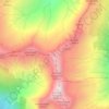 Carte topographique Laufbacher Eck, altitude, relief