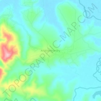 Carte topographique Ambohimandry, altitude, relief