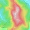 Carte topographique Mount Alexander, altitude, relief