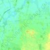 Carte topographique Halenhorst, altitude, relief