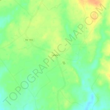 Carte topographique LaSalle, altitude, relief