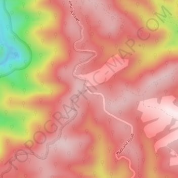 Carte topographique Kellys, altitude, relief