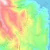 Carte topographique Λάγια, altitude, relief