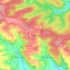Carte topographique Ilmenau, altitude, relief