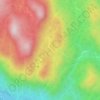 Carte topographique Cape Range, altitude, relief