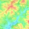 Carte topographique Atwood Acres, altitude, relief